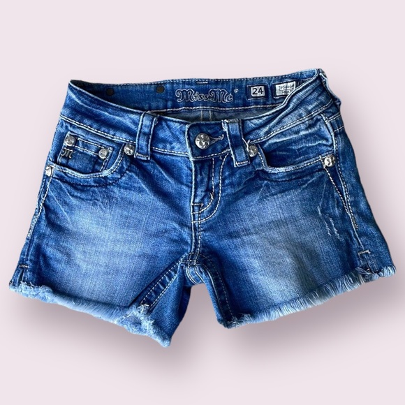 Miss Me Pants - Miss Me Denim Shorts Size 24